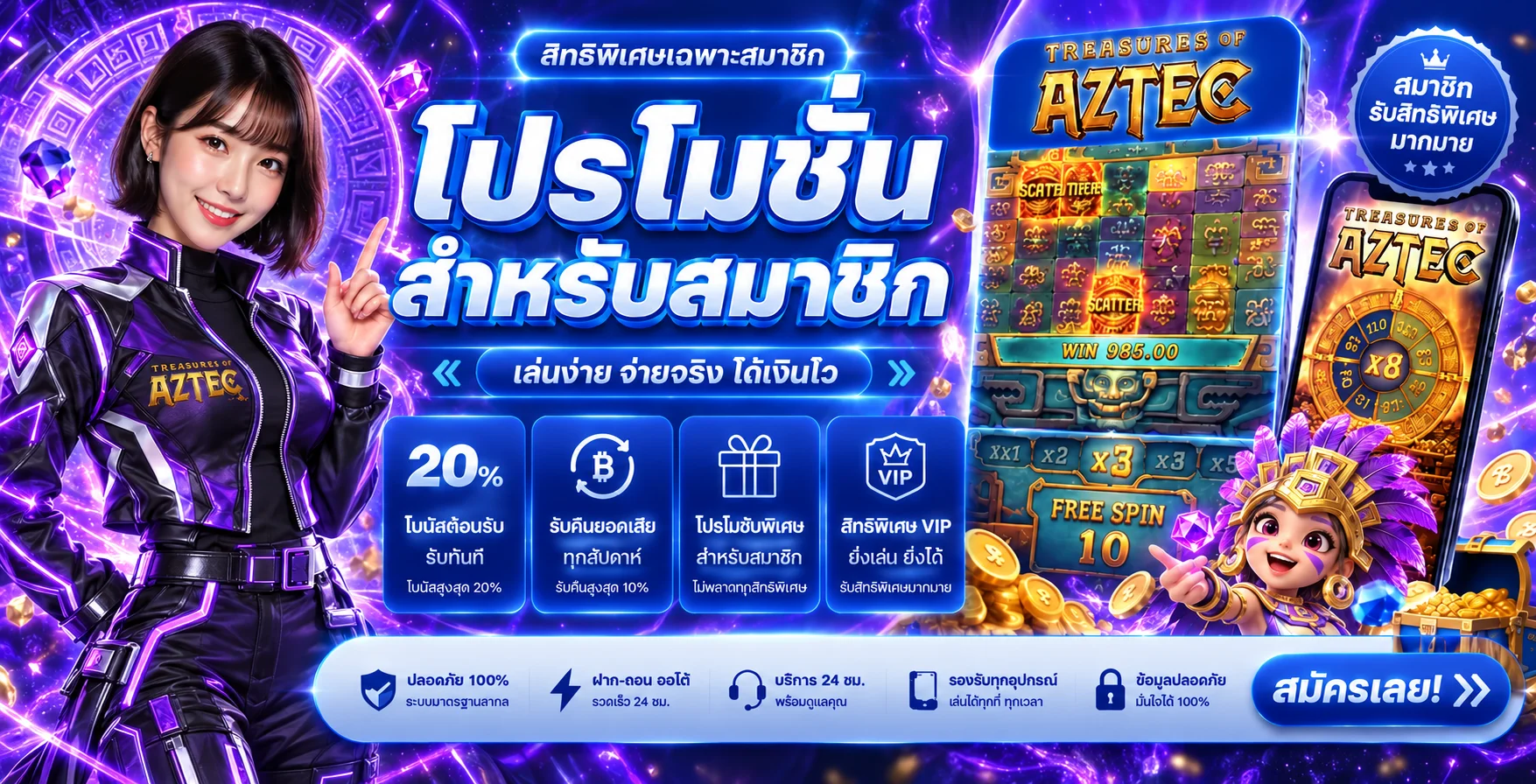 แบนเนอร์โปรโมชั่น TGAGRAND สำหรับสมาชิก